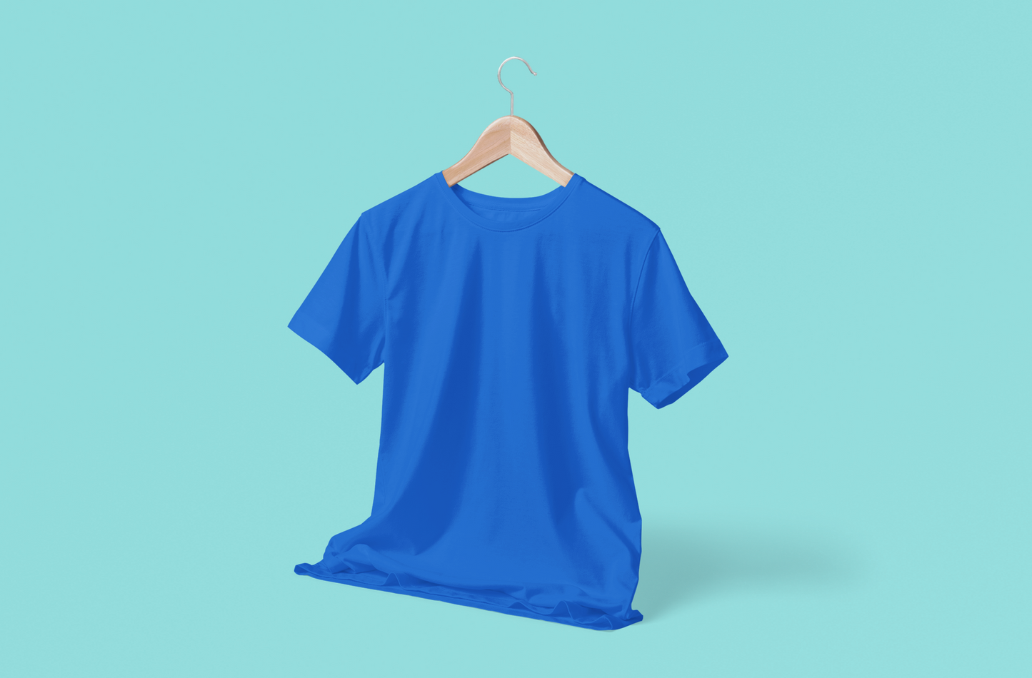 100% Dry Fit Round Neck T-shirts: Blue