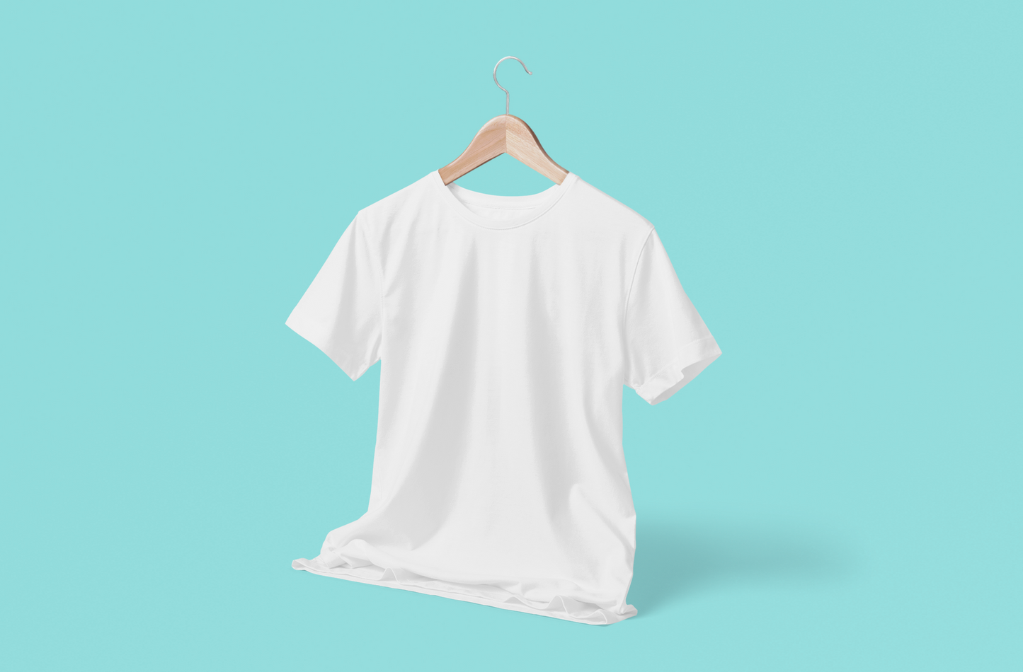 100% Dry Fit Round Neck T-shirts: White