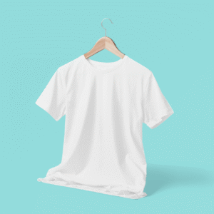 100% Dry Fit Round Neck T-shirts: White