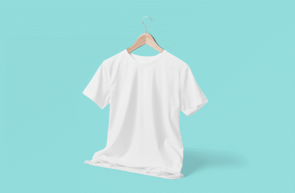 100% Dry Fit Round Neck T-shirts: White