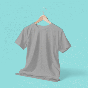 100% Dry Fit Round Neck T-shirts: Black Grey