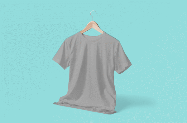 100% Dry Fit Round Neck T-shirts: Black Grey