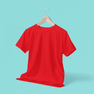 100% Dry Fit Round Neck T-shirts: Red
