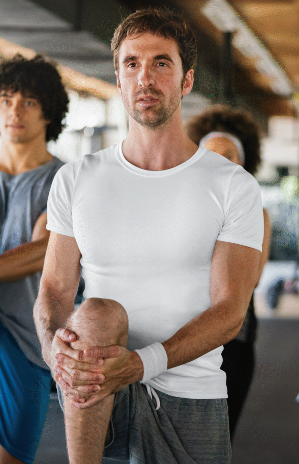 100% Dry Fit Round Neck T-shirts: White - Image 2